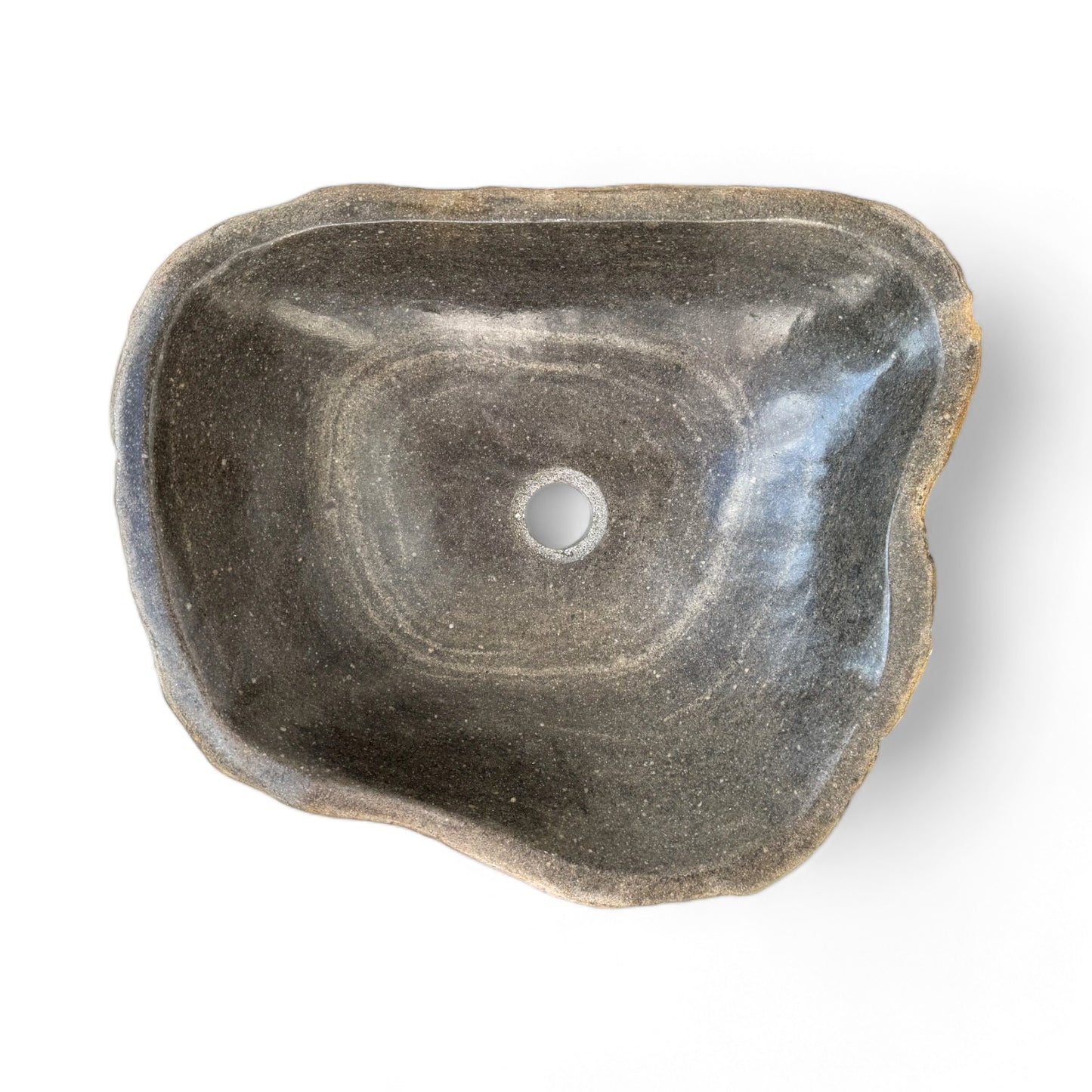 Washbasin made of boulder natural stone countertop washbasin wash bowl solid stone