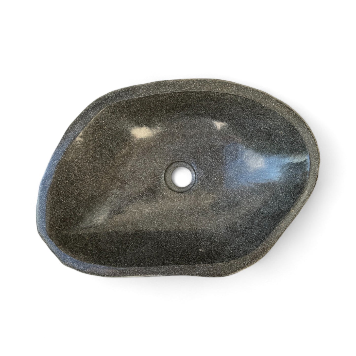 Washbasin made of boulder natural stone countertop washbasin wash bowl solid stone