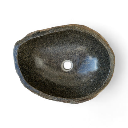 Washbasin made of boulder natural stone countertop washbasin wash bowl solid stone