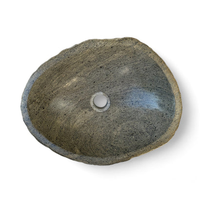 Washbasin made of boulder natural stone countertop washbasin wash bowl solid stone