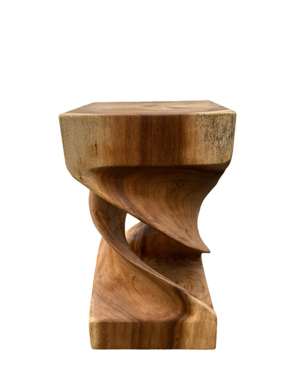 Wooden side table: handmade &amp; high-quality wooden stool (50x28x28)