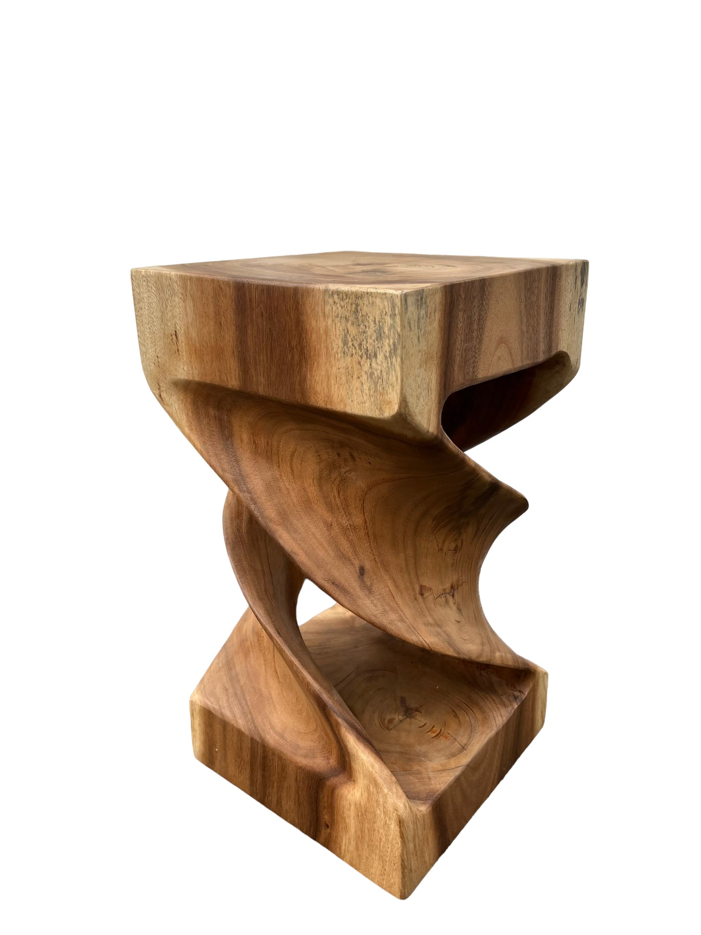 Wooden side table: handmade &amp; high-quality wooden stool (50x28x28)