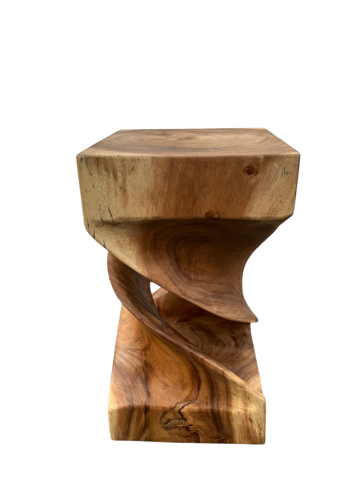 Wooden side table: handmade &amp; high-quality wooden stool (50x28x28)