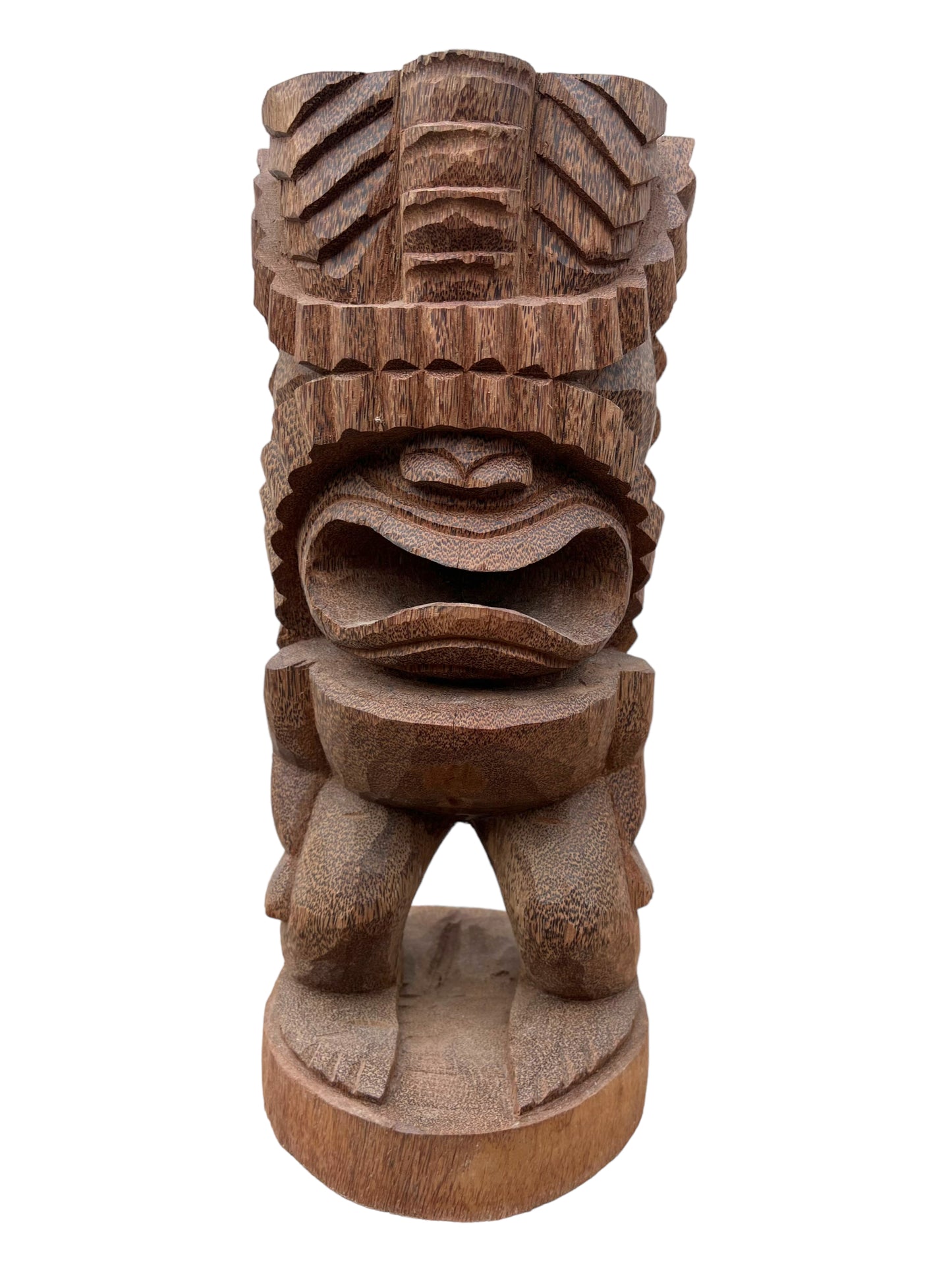 Hand-carved sculpture Tiki figure made of palm wood, 50cm - Exotic decoration, ideal for garden and indoor use