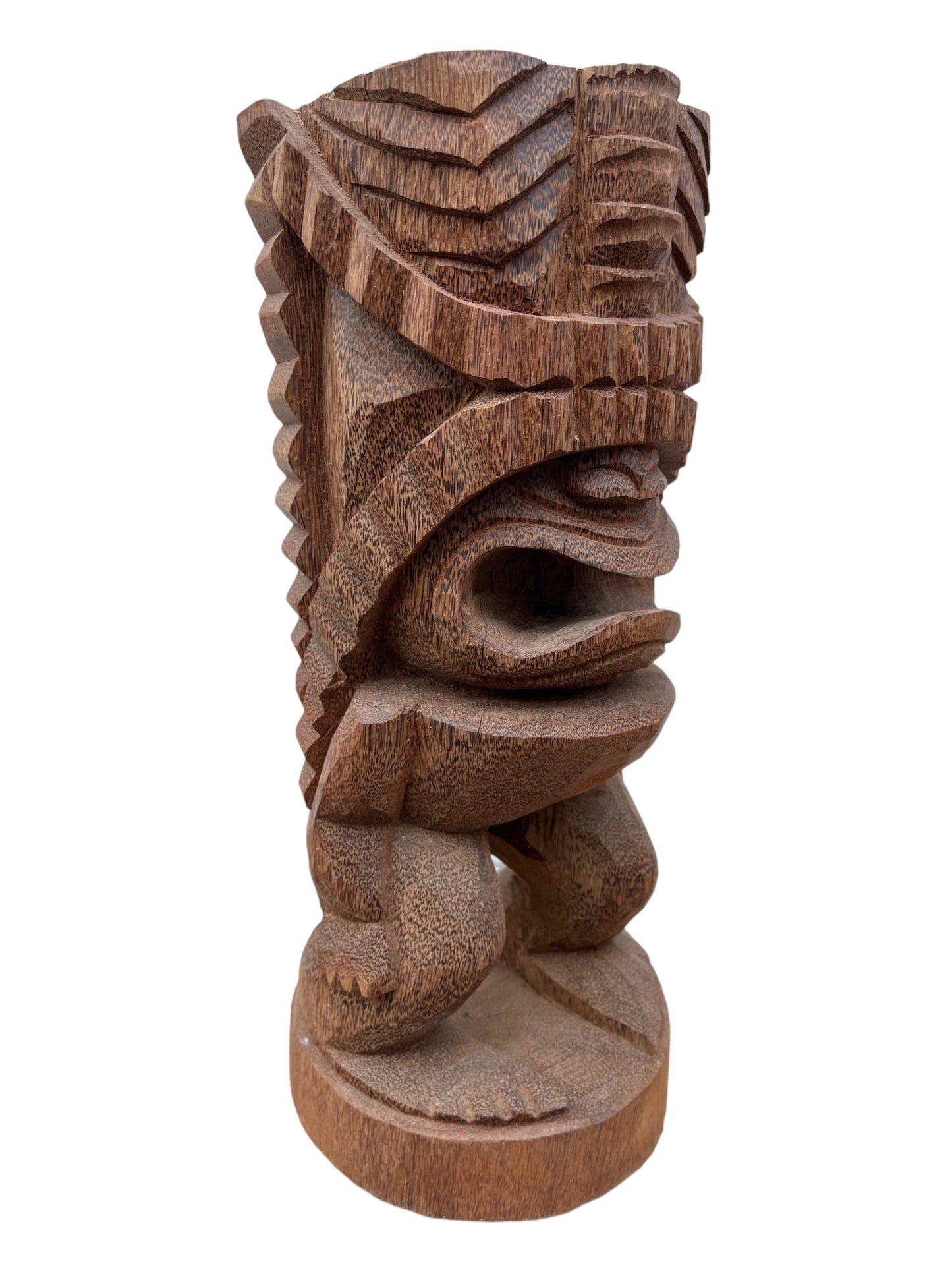 Hand-carved sculpture Tiki figure made of palm wood, 50cm - Exotic decoration, ideal for garden and indoor use