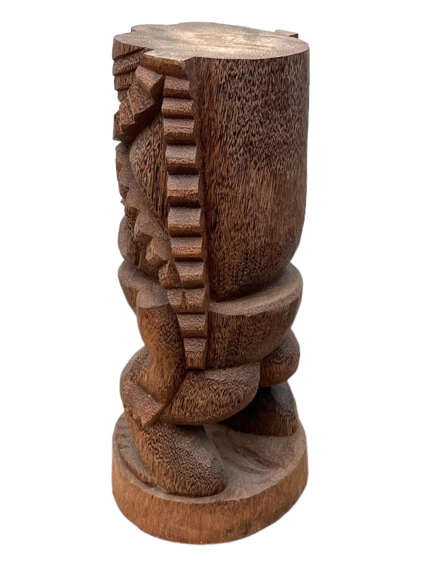 Hand-carved sculpture Tiki figure made of palm wood, 50cm - Exotic decoration, ideal for garden and indoor use