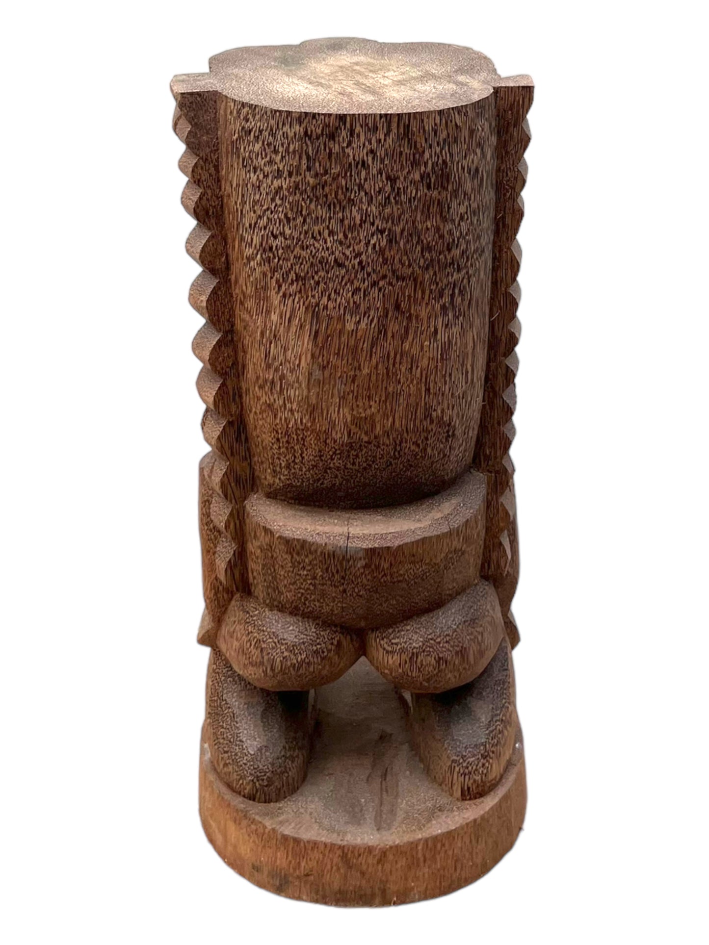 Hand-carved sculpture Tiki figure made of palm wood, 50cm - Exotic decoration, ideal for garden and indoor use