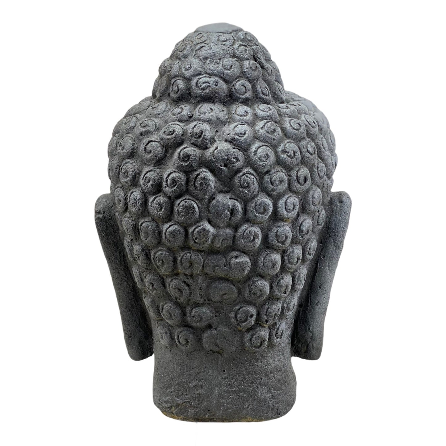 Buddha head stone 30cm sculpture statue stone figure decorative stone mixture